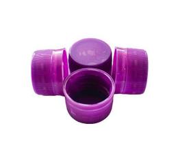 Tampas Plásticas Roxa Alta 28mm Para Garrafas Pet 1000 Unidades