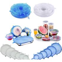 Tampas Potes Universal Stretch Silicone Premium