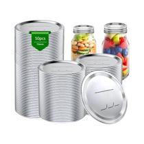 Tampas Universais De Aço Inoxidável À Prova De Vazamentos Para Potes Mason De 7cm, 50100 Peças, Tampas Universais De Aço Inoxidável À Prova De Vazamentos Para Potes Mason De 7cm, 50100 Peças,