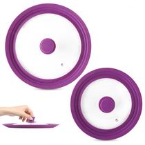 Tampas universais de silicone Modern Innovations (conjunto de 2) Tampas universais de silicone Modern Innovations (conjunto de 2)