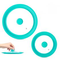 Tampas universais de silicone Modern Innovations (conjunto de 2) Tampas universais de silicone Modern Innovations (conjunto de 2)