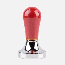 Tamper Compactador De Café Expresso Alumínio 57 Mm Vermelho