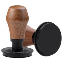 Tamper de café expresso Normcore V4 58,5 mm com alça de nogueira