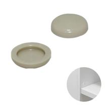 Tampinha Para Parafuso Clp Cor Marfim - 100 Unidades