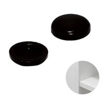 Tampinha Para Parafuso Clp Cor Preta - 100 Unidades