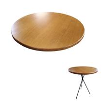 Tampo 60cm redondo tampão Pinus Envernizado Bistrô Tampo 60cm redondo tampão Pinus Envernizado Bistrô