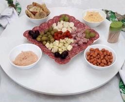 Tampo Centro De Mesa Giratório P/ Sala Jantar Redondo 60cm