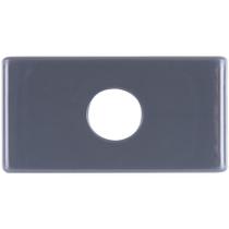 Tampo com 1 Furo Diâmetro 9,5mm Cor Grafite - Tramontina Tampo com 1 Furo Diâmetro 9,5mm Cor Grafite - Tramontina