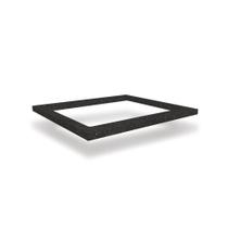Tampo De Balcão Para Cooktop Preto Brilho 60cm x 52cm