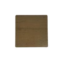 Tampo de Mesa Bistrô de Madeira MDF Quadrado - Marrom