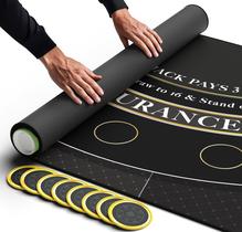Tampo de mesa de blackjack Newverest Blackjack Mat 70 x 35 cm