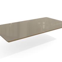 Tampo de Mesa de Jantar Com Vidro 160x90 Freijo/Bronze