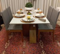Tampo de Mesa de Jantar Off White - 1,60x0,90mts