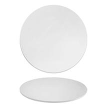 Tampo De Mesa Jantar Madeira Redondo Branco 80x80