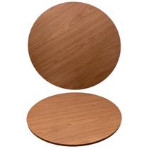 Tampo de Mesa Redondo 70cm Eames Eiffel Madeira 12mm Decoração para Copa Sala e Cozinha Tampo de Mesa Redondo 70cm Eames Eiffel Madeira 12mm Decoração para Copa Sala e Cozinha