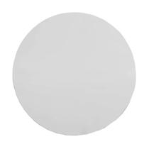 Tampo De Mesa Redondo Bistrô Laqueado 90 Cm - Branco - Decore Casa