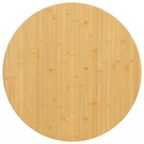 Tampo de mesa VidaXL Bambu redondo 80cm de diâmetro marrom