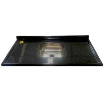 Tampo de Pia Marmore Sintético Cuba Inox 120cm Rorato