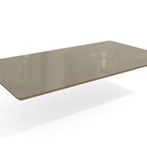 Tampo de Vidro/MDF para Mesa de Jantar até 6 Lugares 160x90cm Marrom/Freijo/Bronze