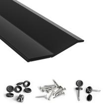 Tampo e laterais de vedação de porta de garagem, TPE universal de 40 pés, preto Tampo e laterais de vedação de porta de garagem, TPE universal de 40 pés, preto
