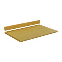 Tampo e Roda Tampo para Balcão 80cm 2 Portas de Madeira Maciça Joy