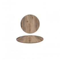 Tampo Em Mdf Redondo 100cm - Mezzo Castani Marrom Tampo Em Mdf Redondo 100cm - Mezzo Castani Marrom