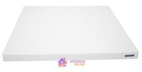 Tampo Geo Quadrado 79x79cm Branco Tampo Geo Quadrado 79x79cm Branco