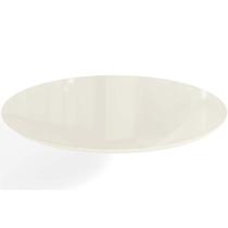 Tampo Mesa Sala de Jantar Madeirado c/Vidro TA43 Redondo 105cm Off White - Kappesberg Tampo Mesa Sala de Jantar Madeirado c/Vidro TA43 Redondo 105cm Off White - Kappesberg