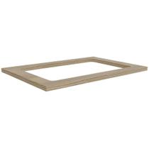 Tampo p/ Balcão Cozinha E608 80cm Cooktop Nogueira - Kappesberg