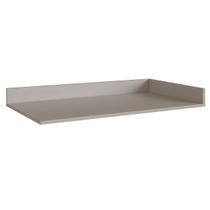 Tampo para Balcão 91 Cm de Canto Fumê - Quiditá Móveis Tampo para Balcão 91 Cm de Canto Fumê - Quiditá Móveis