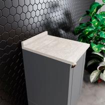 Tampo para Balcão da Cozinha 400mm 100% MDF Americana Cinza