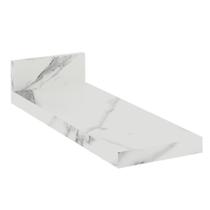 Tampo para Balcão Toalheiro 18,5cm Cozinha Flórida Branco/Calacatta