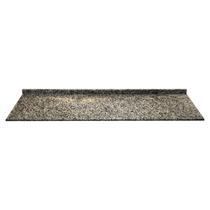Tampo para Cozinha 120x55cm com o Frontão Granitos Branco/Marmorizado
