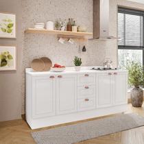 Tampo para Cozinha Pérola 120 cm Yescasa Branco Tampo para Cozinha Pérola 120 cm Yescasa Branco