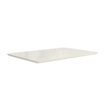 Tampo para Mesa de Jantar Retangular 120x80cm em Vidro e MDF Off White Kappesberg Branco/Withe Tampo para Mesa de Jantar Retangular 120x80cm em Vidro e MDF Off White Kappesberg Branco/Withe