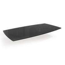 Tampo para Mesa de Jantar Retangular com Vidro Tanna Preto 170 cm