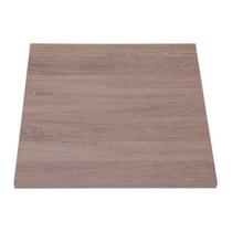 Tampo Quadrado para Mesa de Cozinha em MDF 80cm Marrom/Evora
