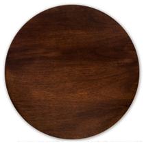 Tampo Redondo 70cm Para Mesa Mdf 15mm Castanho