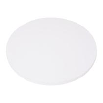 Tampo Redondo Branco 70cm Madeira MDP 25mm Para Mesa
