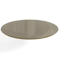 Tampo Redondo Mesa de Jantar com Vidro 105cm