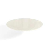 Tampo redondo mesa jantar 105 cm c vidro off white de madeira - kappesberg