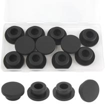 Tampões de borracha BOPOREAE em forma de T para furos redondos de 22-23 mm x11 pretos