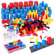 Tampões de borracha Briwooody, kit de plugues cônicos de silicone, 450 unidades Tampões de borracha Briwooody, kit de plugues cônicos de silicone, 450 unidades