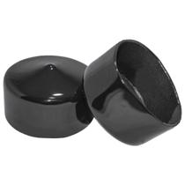 Tampões de borracha Prescott Plastics 50 mm redondos pretos (pacote com 2) Tampões de borracha Prescott Plastics 50 mm redondos pretos (pacote com 2)