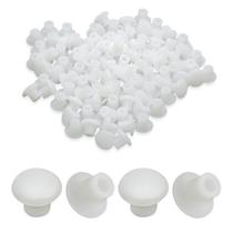 Tampões de orifício de plástico suiwotin 600PCS 5mm brancos para gabinete
