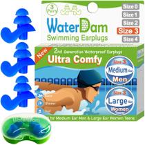 Tampões de ouvido de natação WaterDam à prova d'água Ultra Comfy Tampões de ouvido de natação WaterDam à prova d'água Ultra Comfy