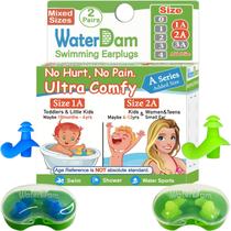 Tampões de ouvido de natação WaterDam A-Series Ultra Comfy Waterproof Tampões de ouvido de natação WaterDam A-Series Ultra Comfy Waterproof