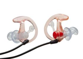Tampões de ouvido SureFire EP3 Sonic Defenders reutilizáveis Medium Clear