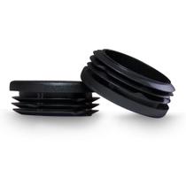 Tampões de plástico Prescott Plastics 44,45 mm pretos, pacote com 50