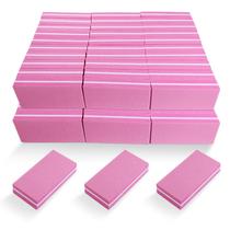Tampões de unhas HomeYera, pacote com 60, grão 100/180 para unhas de acrílico Tampões de unhas HomeYera, pacote com 60, grão 100/180 para unhas de acrílico